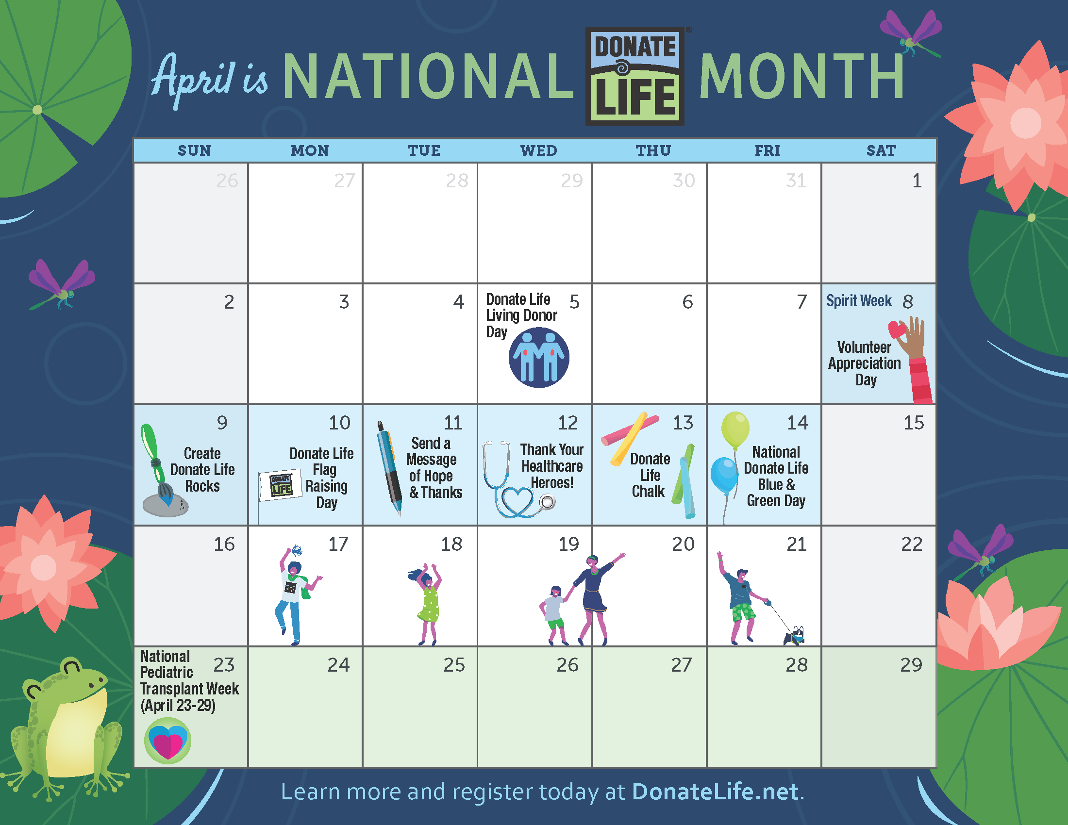 National Donate Life Month  East Jordan Family Health Center