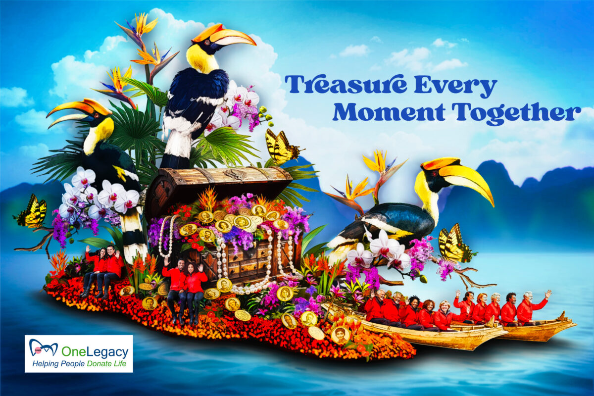 2026 OneLegacy Rose Parade Float Rendering